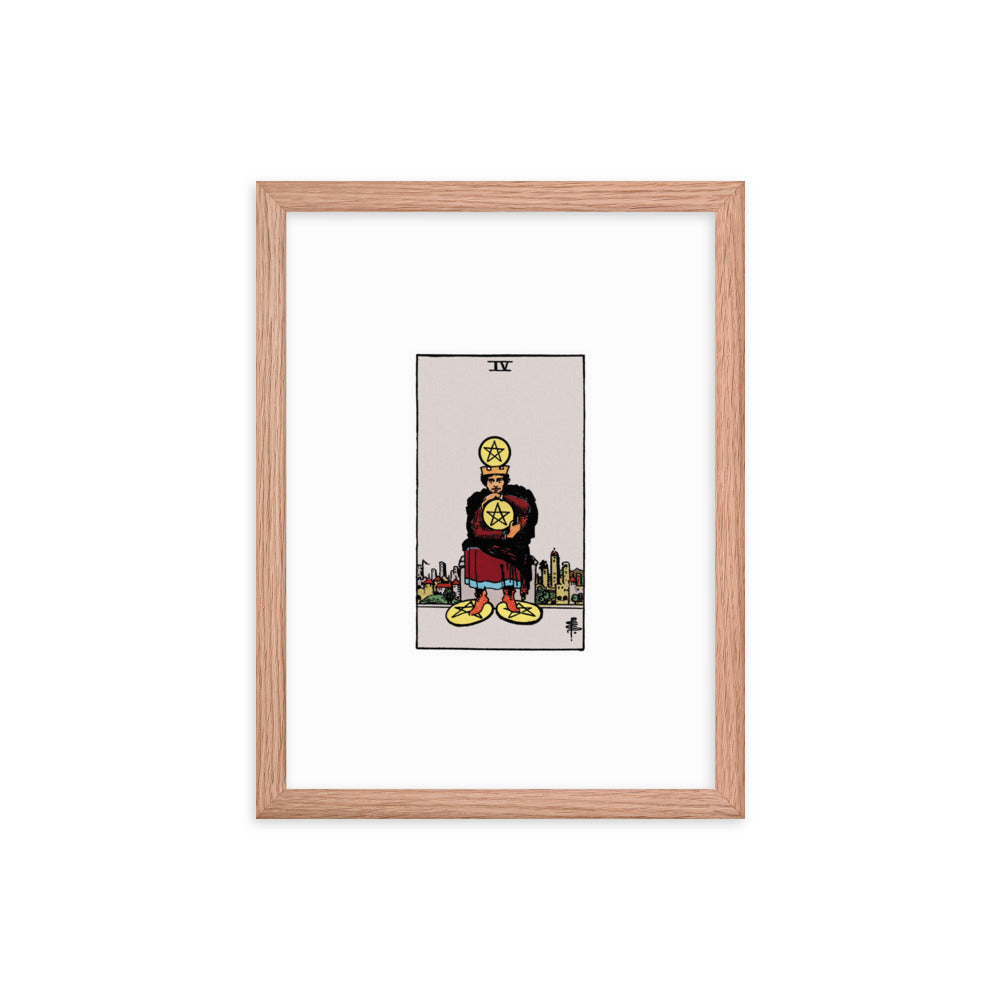 Tarot: Rider-Waite / Four of Pentacles