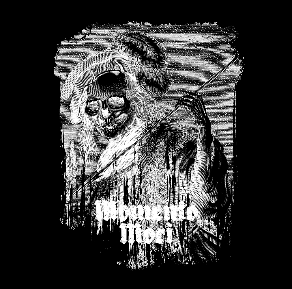 Momento Mori - Jan van de Velde II, Death with arrow and hourglass, 1633 - T-shirt - Black