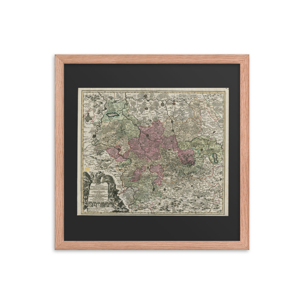 Antique Maps - Ducatus Brunsvicensis 2