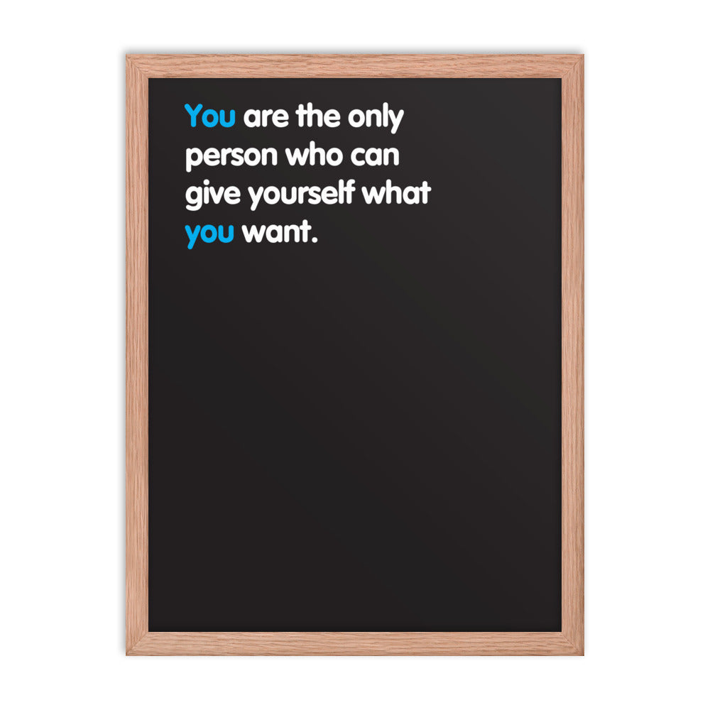 Written Word: You are the only person...