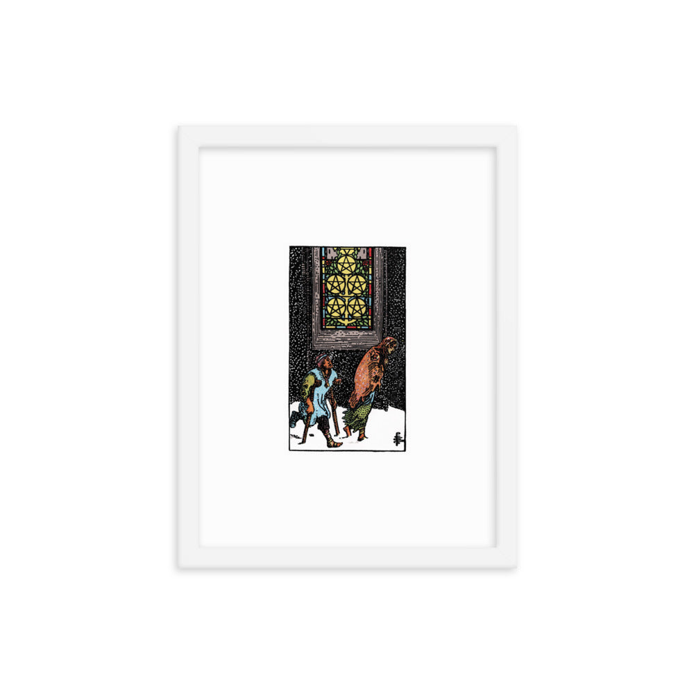 Tarot: Rider-Waite / Five of Pentacles
