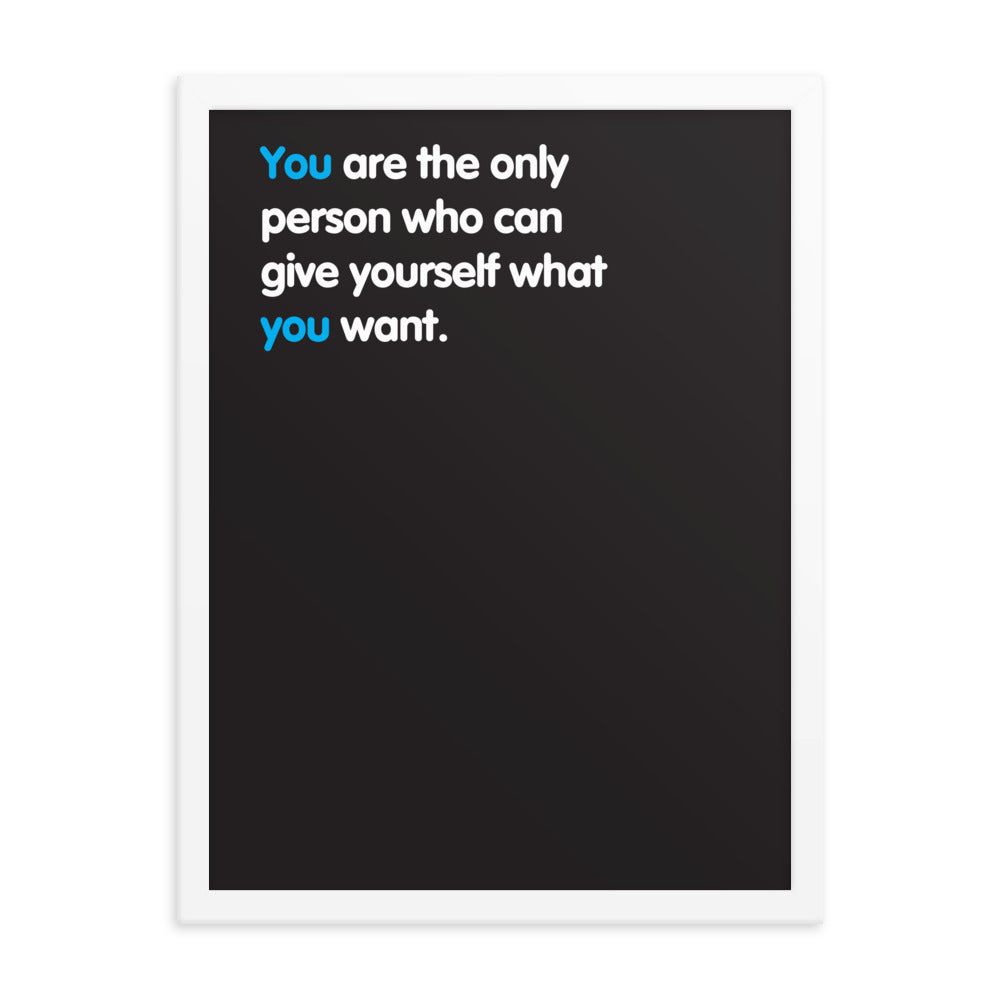 Written Word: You are the only person...